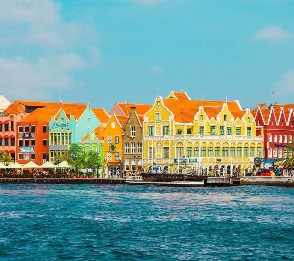 Beautiful Downtown Willemstad in Curacao