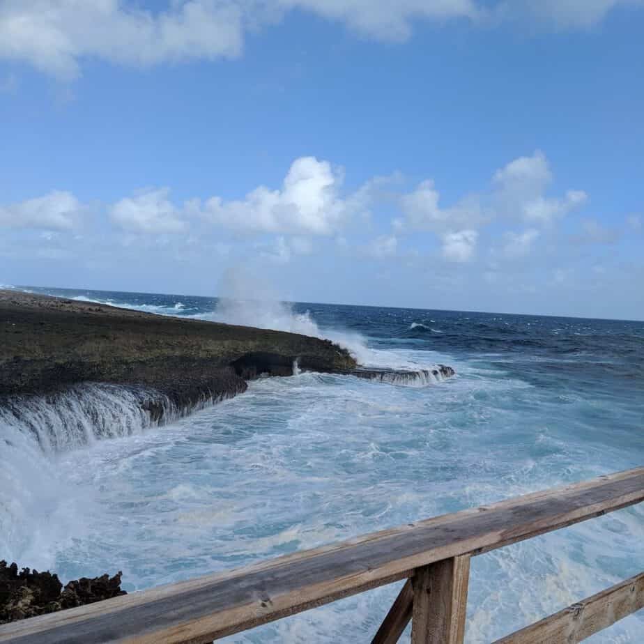 Crazy Waves in Curacao