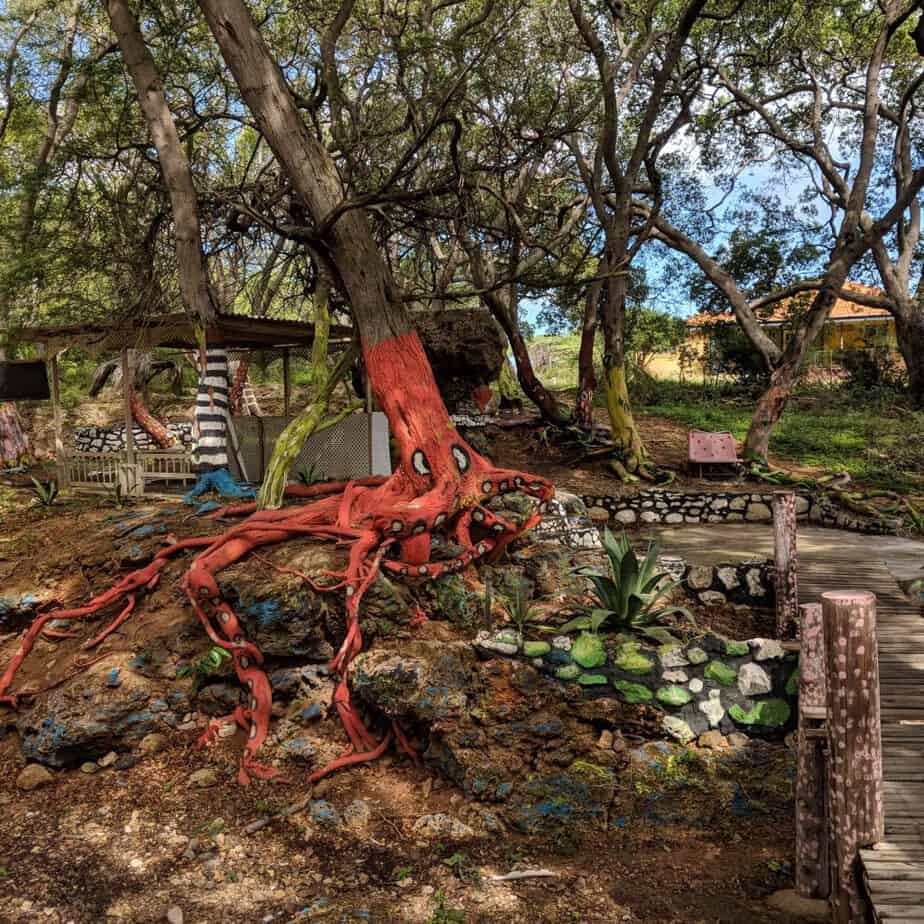 Interesting Artscape in Curacao