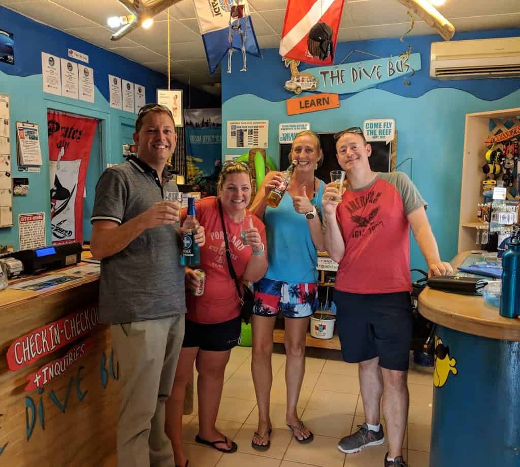 The Dive Bus provides a great cruise excursion and they are very aware of the importance of making it back to the ship.